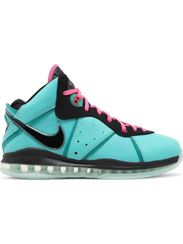 Кроссовки Nike LeBron 8 Retro 'South Beach' 2021 — изображение 1 из 10, бирюзовый