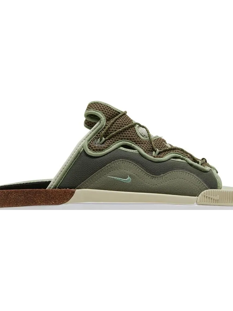 Сандалии Nike Offline 2.0 Slip-On 'Medium Olive' — изображение 2 из 8, зеленый