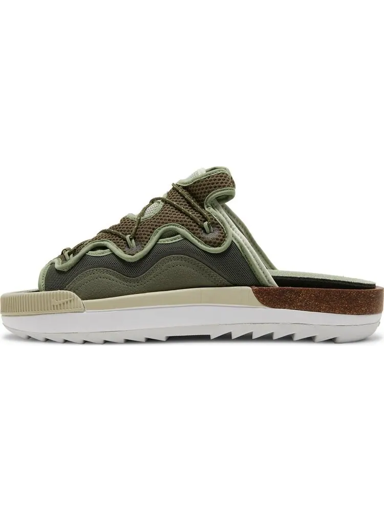 Сандалии Nike Offline 2.0 Slip-On 'Medium Olive' — изображение 3 из 8, зеленый