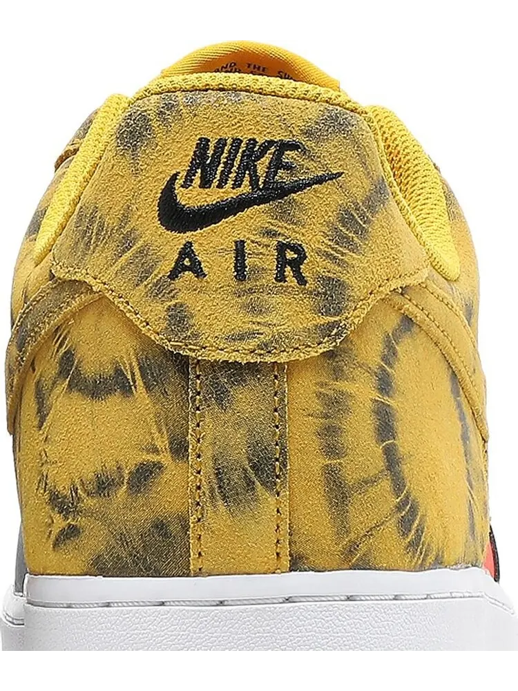 Кроссовки Nike Air Force 1 '07 LV8 'Dark Sulphur Tie-Dye' — изображение 7 из 8, желтый