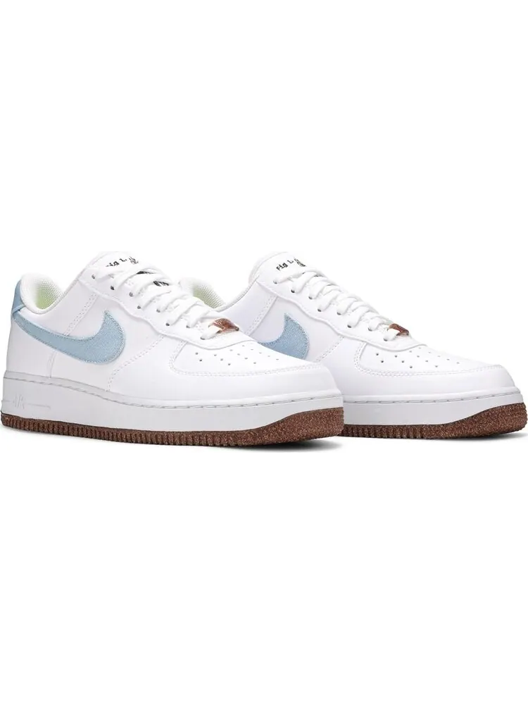 Кроссовки Nike Air Force 1 '07 LV8 'Indigo' — изображение 8 из 8, белый
