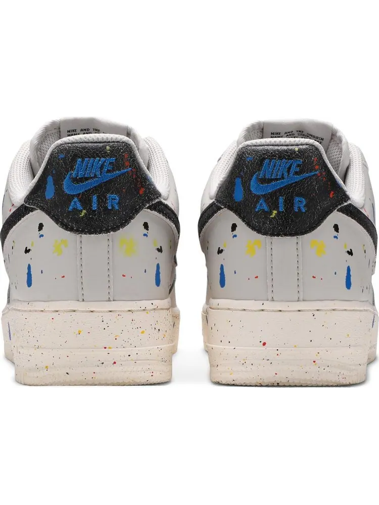 Кроссовки Nike Air Force 1 '07 LV8 'Paint Splatter - Light Bone' — изображение 6 из 8, белый
