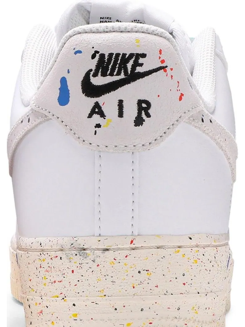 Кроссовки Nike Air Force 1 '07 LV8 'Paint Splatter' — изображение 7 из 8, белый