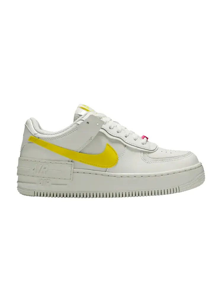 Кроссовки Nike Wmns Air Force 1 Shadow 'Sail Opti Yellow' — изображение 1 из 9, розовый/желтый