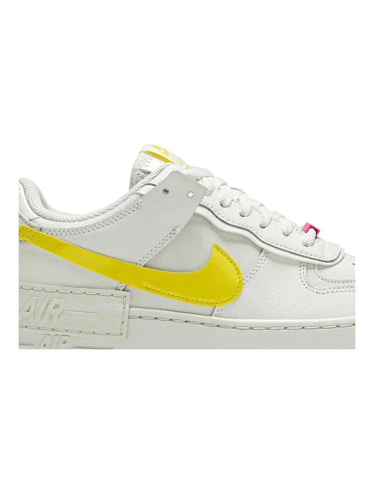 Кроссовки Nike Wmns Air Force 1 Shadow 'Sail Opti Yellow' — изображение 3 из 9, розовый/желтый