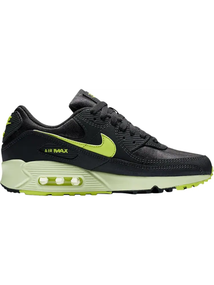 Кроссовки Nike Wmns Air Max 90 'Dark Smoke Grey Volt' — изображение 1 из 1, серый