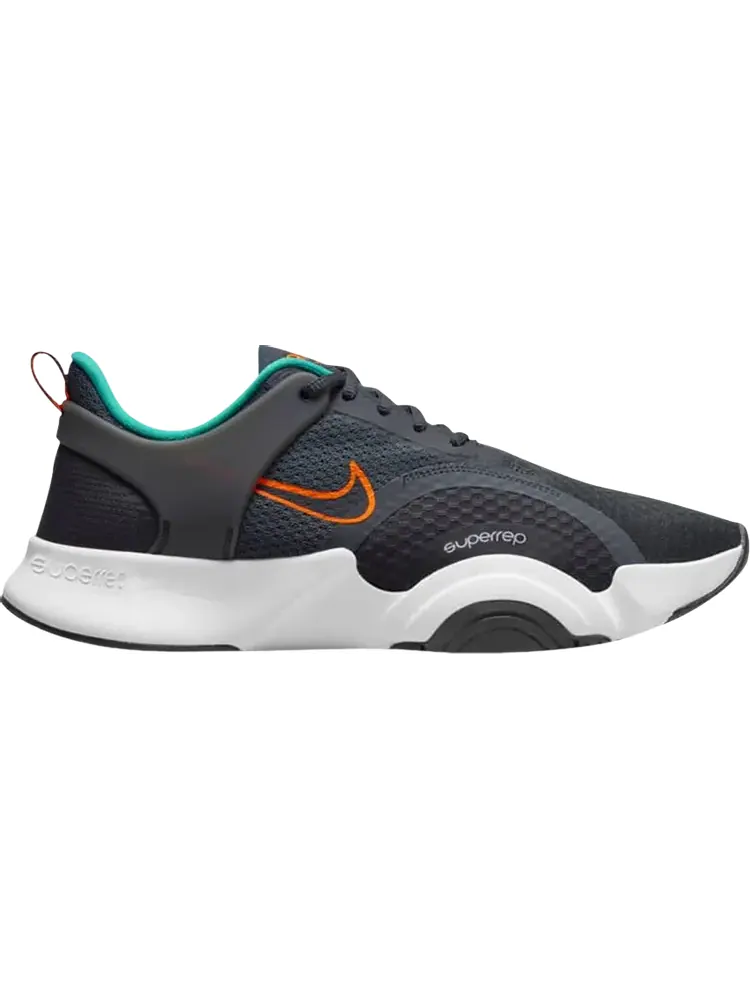 Кроссовки Nike SuperRep Go 2 'Dark Smoke Grey Total Orange' — изображение 1 из 1, серый
