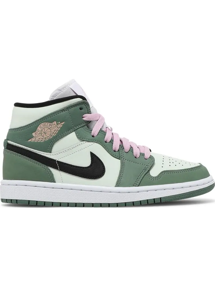 Кроссовки Wmns Air Jordan 1 Mid SE Dutch Green — изображение 1 из 8, зеленый