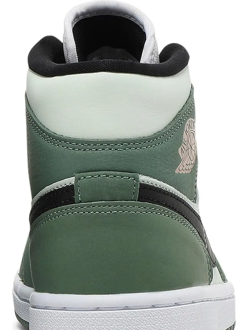 Кроссовки Wmns Air Jordan 1 Mid SE Dutch Green — изображение 7 из 8, зеленый