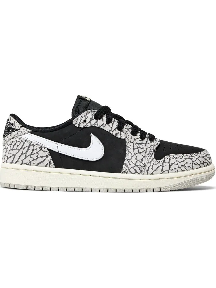 Кроссовки Wmns Air Jordan 1 Retro Low OG 'Black Cement' — изображение 1 из 4, черный