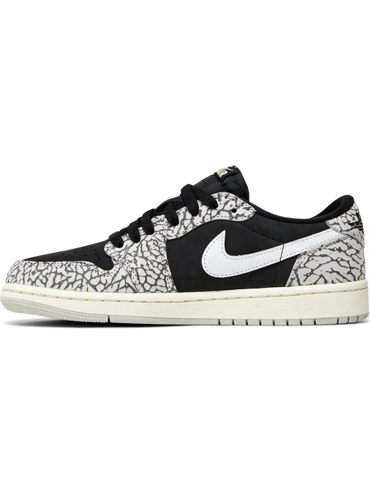 Кроссовки Wmns Air Jordan 1 Retro Low OG 'Black Cement' — изображение 3 из 4, черный