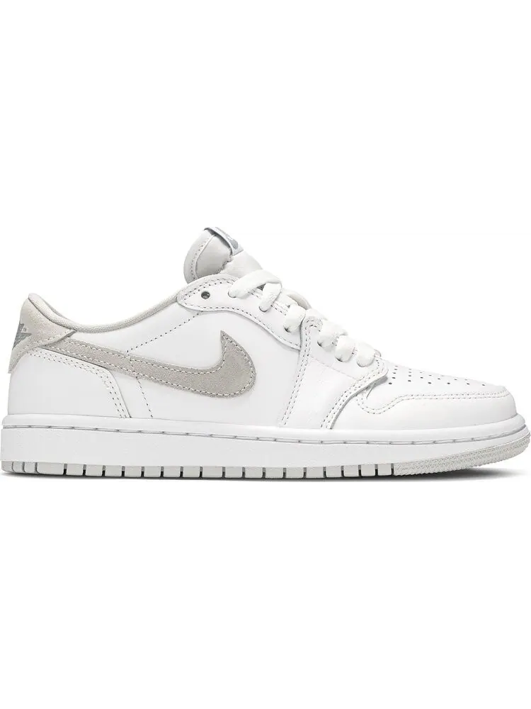 Кроссовки Wmns Air Jordan 1 Retro Low OG Neutral Grey 2021 — изображение 1 из 8, белый