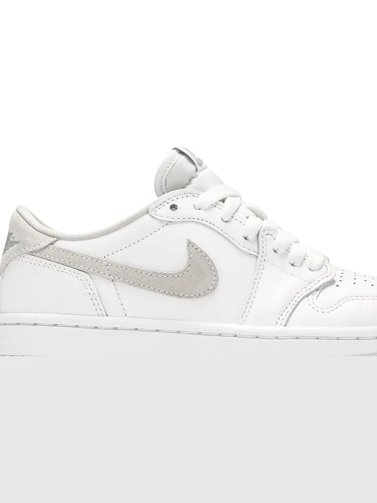 Кроссовки Wmns Air Jordan 1 Retro Low OG Neutral Grey 2021 — изображение 2 из 8, белый