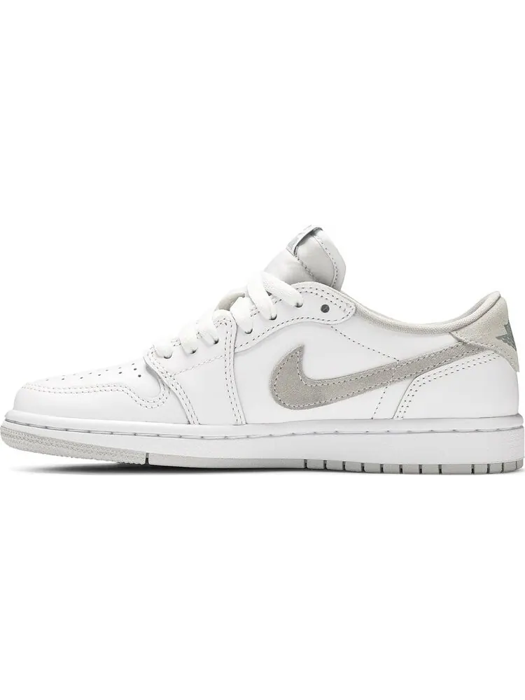 Кроссовки Wmns Air Jordan 1 Retro Low OG Neutral Grey 2021 — изображение 3 из 8, белый