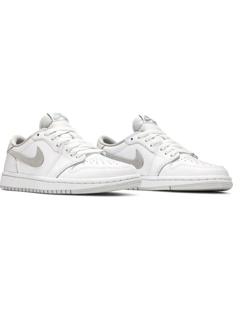 Кроссовки Wmns Air Jordan 1 Retro Low OG Neutral Grey 2021 — изображение 8 из 8, белый