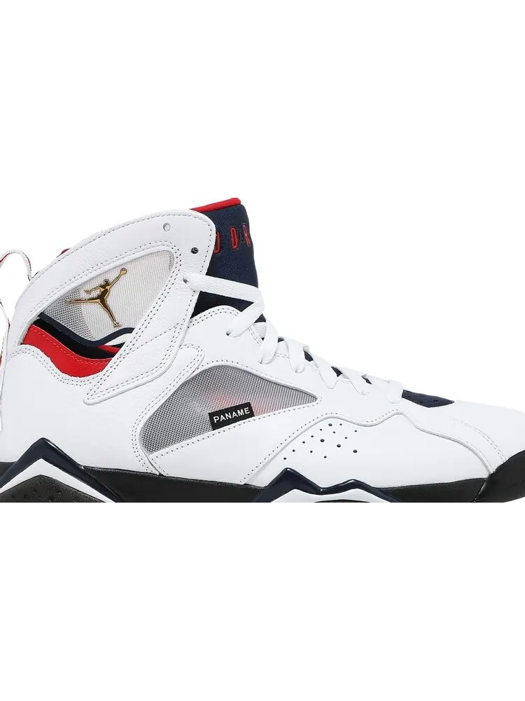 Кроссовки Paris Saint-Germain x Air Jordan 7 Retro Paname — изображение 2 из 10, белый