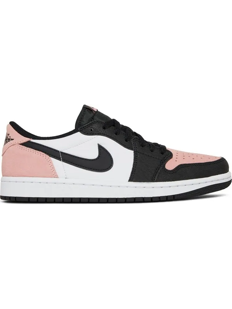 Кроссовки Air Jordan 1 Retro Low OG Bleached Coral — изображение 1 из 10, розовый