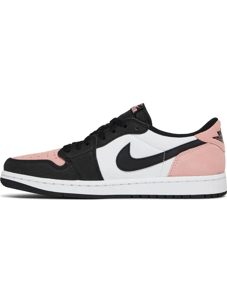 Кроссовки Air Jordan 1 Retro Low OG Bleached Coral — изображение 3 из 10, розовый