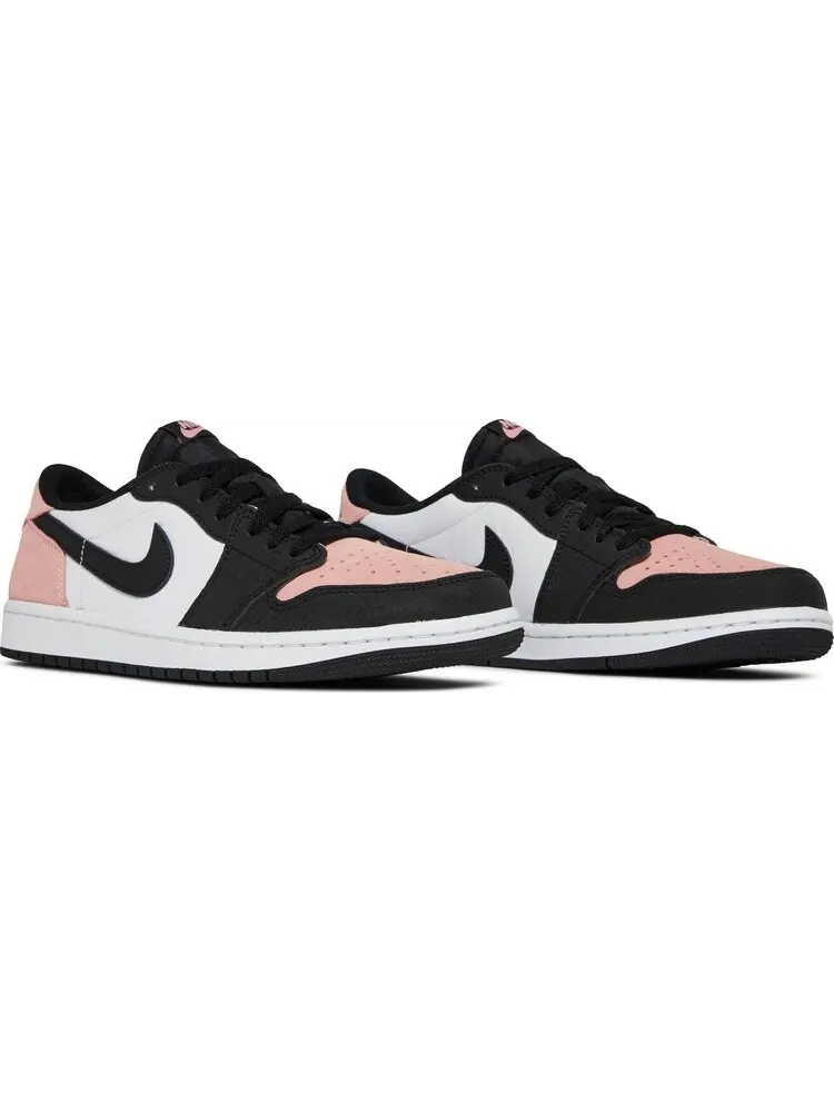 Кроссовки Air Jordan 1 Retro Low OG Bleached Coral — изображение 8 из 10, розовый