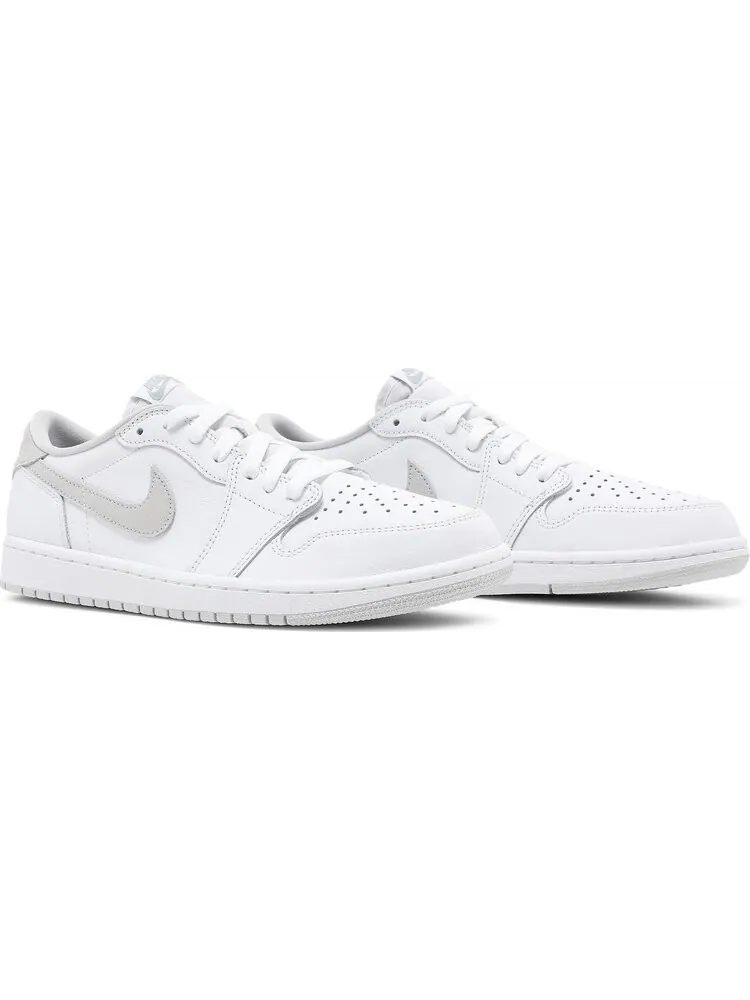 Кроссовки Air Jordan 1 Retro Low OG Neutral Grey 2021 — изображение 8 из 10, серый