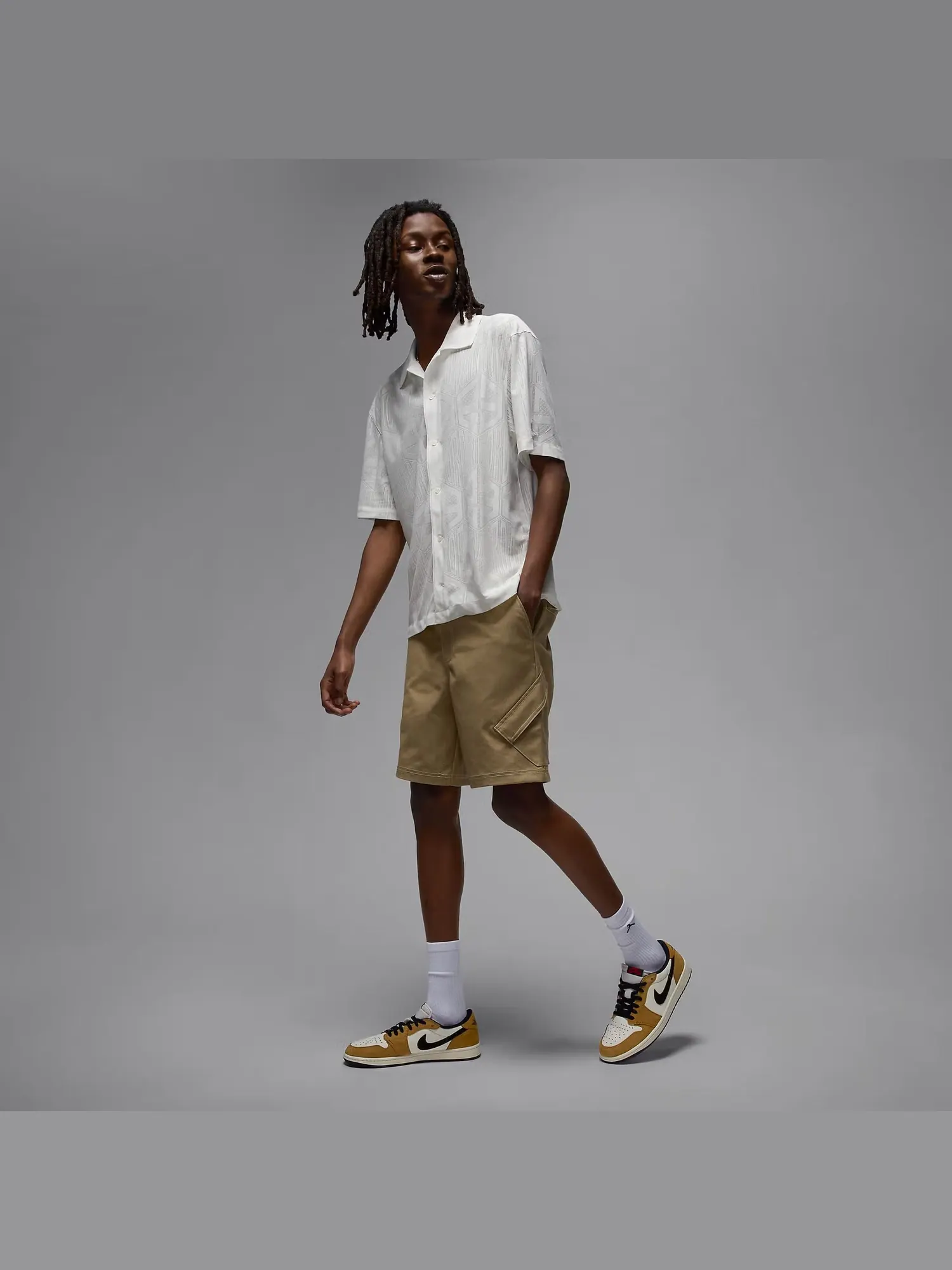 Кроссовки Nike Air Jordan 1 Retro Low OG 'Rookie of the Year' — изображение 6 из 6, коричневый/белый