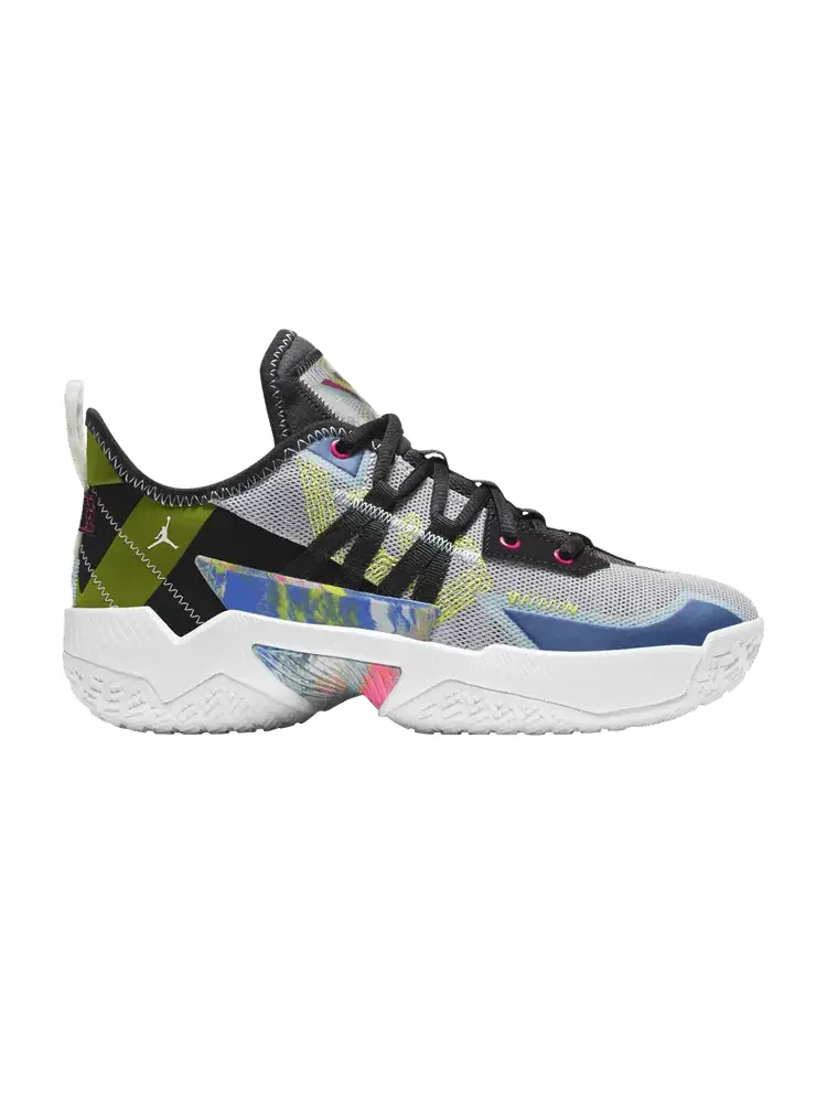 Кроссовки Air Jordan Jordan One Take 2 GS Wolf Grey Aurora Green — изображение 1 из 1, серый зеленый