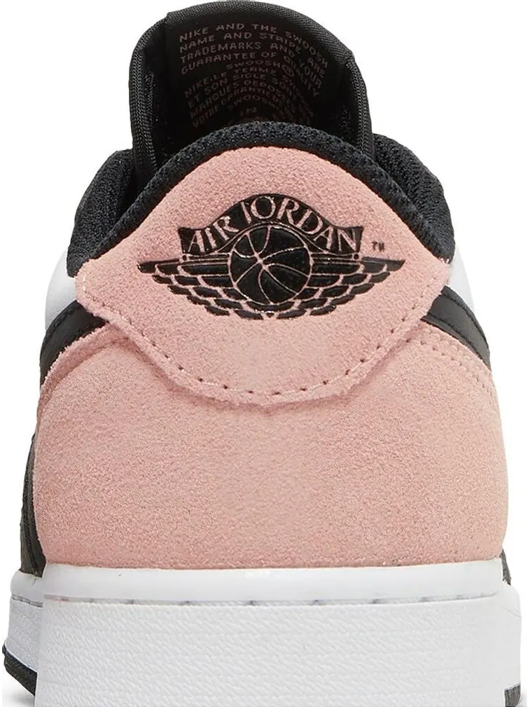 Кроссовки Air Jordan 1 Retro Low OG GS Bleached Coral — изображение 7 из 8, розовый