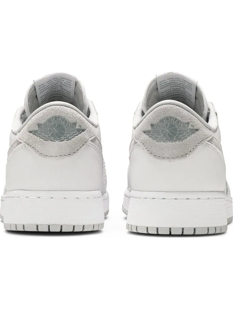 Кроссовки Air Jordan 1 Retro Low OG GS Neutral Grey 2021 — изображение 6 из 8, белый