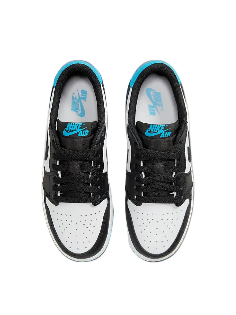Кроссовки Nike Air Jordan 1 Low OG — изображение 3 из 9, белый синий