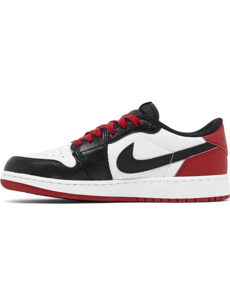 Кроссовки Air Jordan 1 Retro Low OG GS 'Black Toe' — изображение 3 из 4, белый