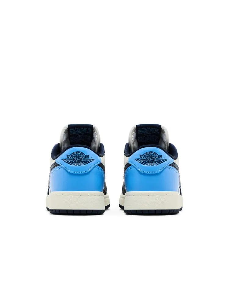 Кроссовки Air Jordan Air Jordan 1 Retro Low OG GS 'Obsidian UNC' — изображение 7 из 8, синий