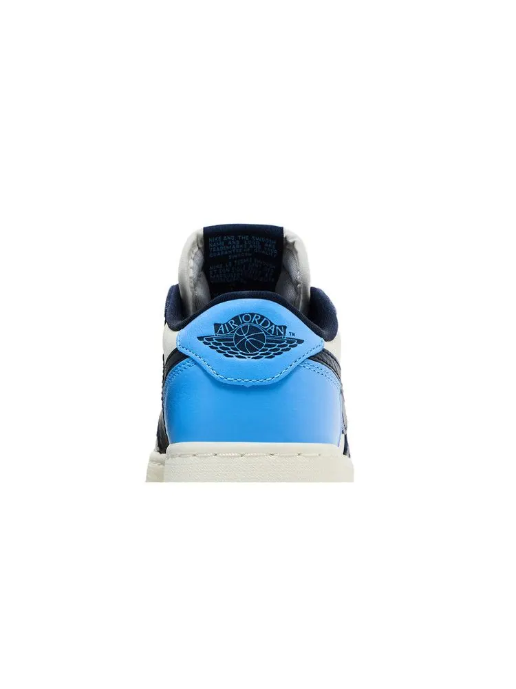 Кроссовки Air Jordan Air Jordan 1 Retro Low OG GS 'Obsidian UNC' — изображение 8 из 8, синий