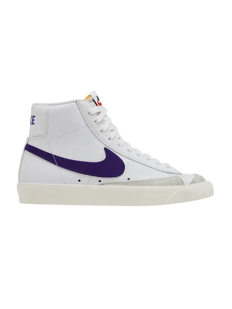 Кроссовки Nike Wmns Blazer '77 Vintage Mid 'Voltage Purple' — изображение 1 из 9, белый/фиолетовый
