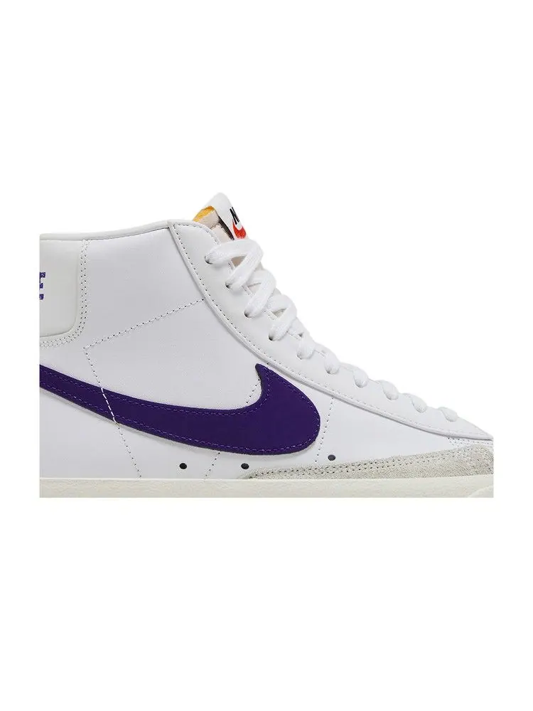 Кроссовки Nike Wmns Blazer '77 Vintage Mid 'Voltage Purple' — изображение 3 из 9, белый/фиолетовый