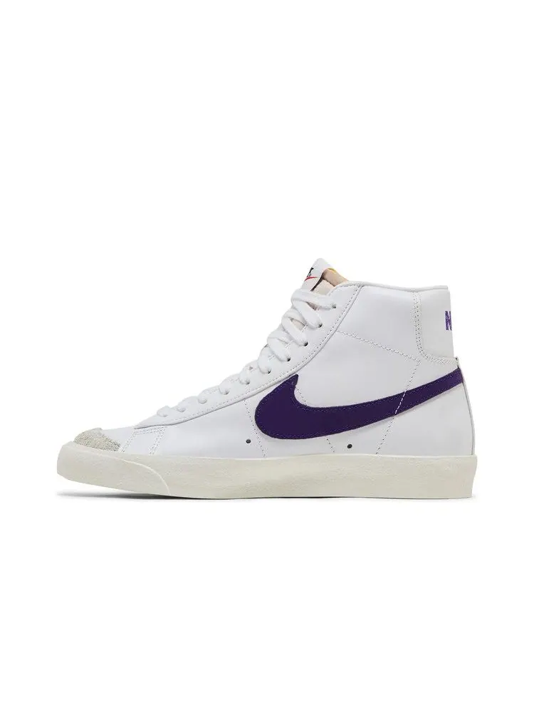 Кроссовки Nike Wmns Blazer '77 Vintage Mid 'Voltage Purple' — изображение 4 из 9, белый/фиолетовый