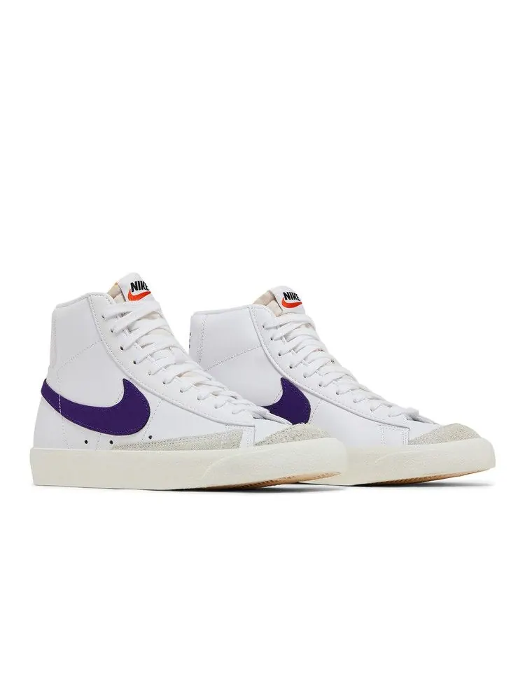 Кроссовки Nike Wmns Blazer '77 Vintage Mid 'Voltage Purple' — изображение 9 из 9, белый/фиолетовый