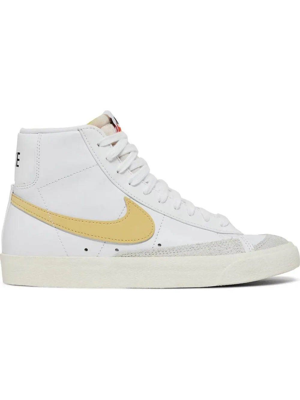 Кроссовки Nike Wmns Blazer Mid Hyper Crimson — изображение 1 из 5, белый/желтый