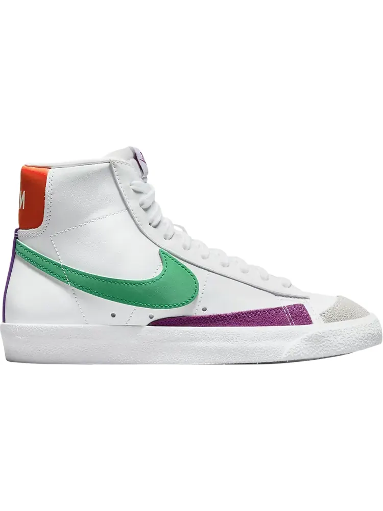 Кроссовки Nike Wmns Blazer Mid '77 Vintage 'White Green Fuchsia' — изображение 1 из 1, белый