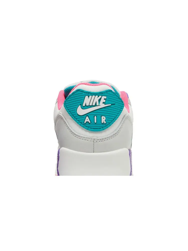 Кроссовки Nike Wmns Air Max 90 'White Multi' — изображение 8 из 9, белый