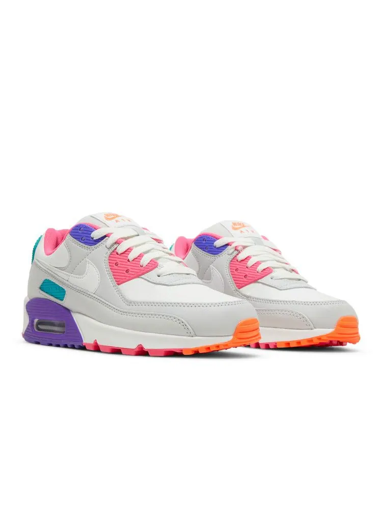Кроссовки Nike Wmns Air Max 90 'White Multi' — изображение 9 из 9, белый