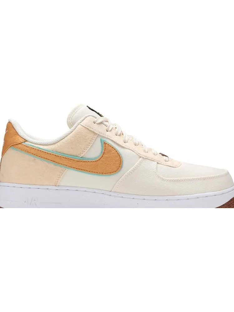 Кроссовки Nike Air Force 1 '07 Premium 'Happy Pineapple' — изображение 2 из 8, бежевый