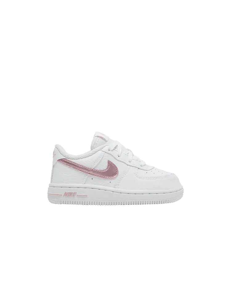 Кроссовки Nike Force 1 TD 'White Pink Glaze' — изображение 1 из 9, белый/розовый