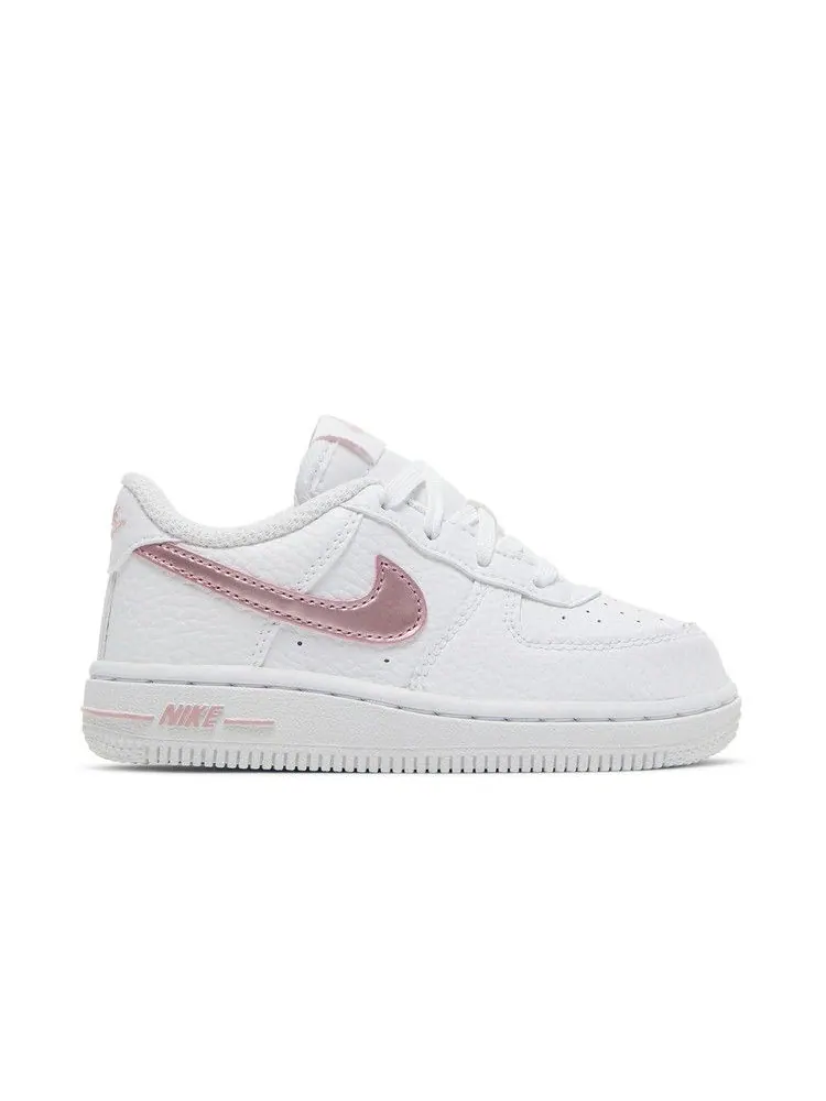 Кроссовки Nike Force 1 TD 'White Pink Glaze' — изображение 2 из 9, белый/розовый
