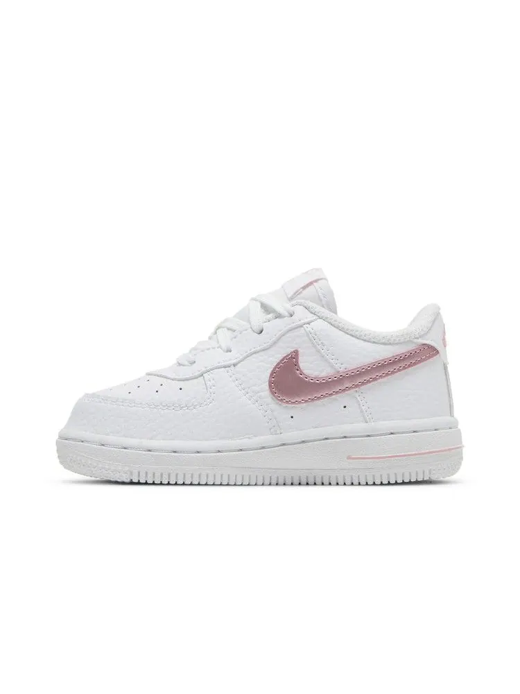 Кроссовки Nike Force 1 TD 'White Pink Glaze' — изображение 4 из 9, белый/розовый