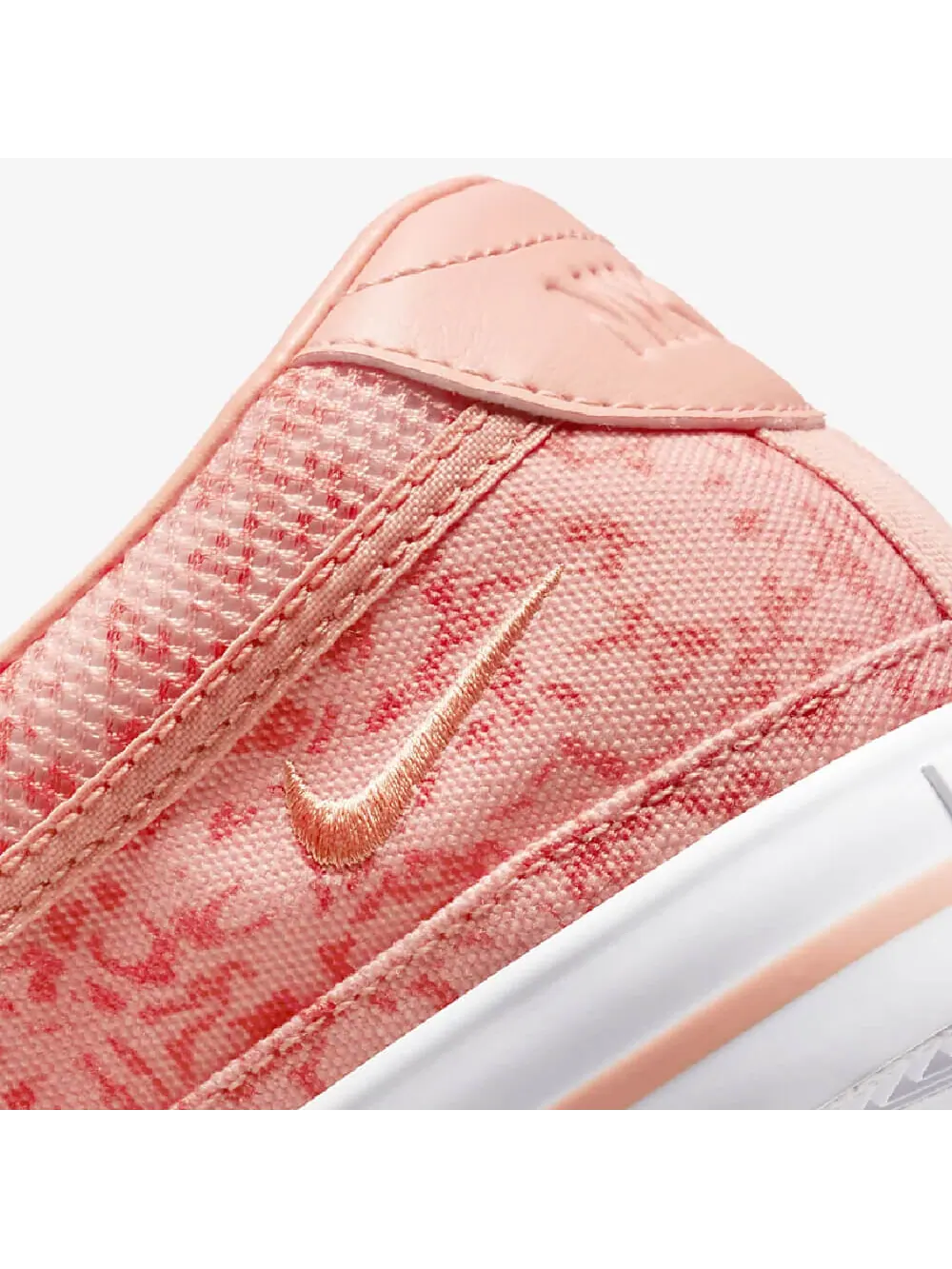 Слипоны Nike Court Legacy — изображение 8 из 8, белый/розовый