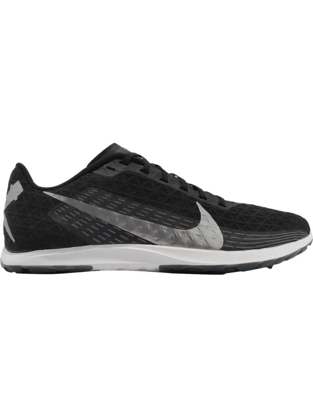 Бутсы Nike Zoom Rival Waffle 5 Black Metallic Pewter — изображение 1 из 1, черный/серый