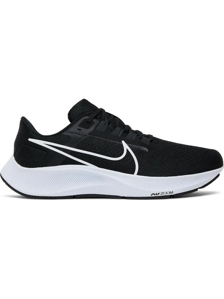 Кроссовки Nike Air Zoom Pegasus 38 Extra Wide 'Black White' — изображение 1 из 8, черный