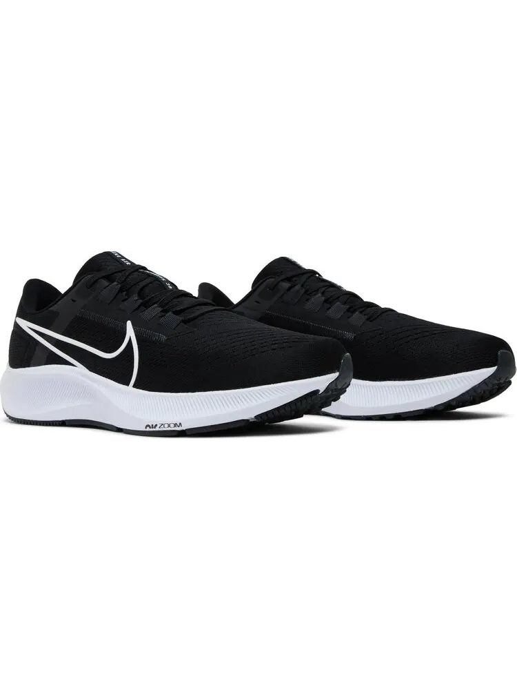 Кроссовки Nike Air Zoom Pegasus 38 Extra Wide 'Black White' — изображение 8 из 8, черный