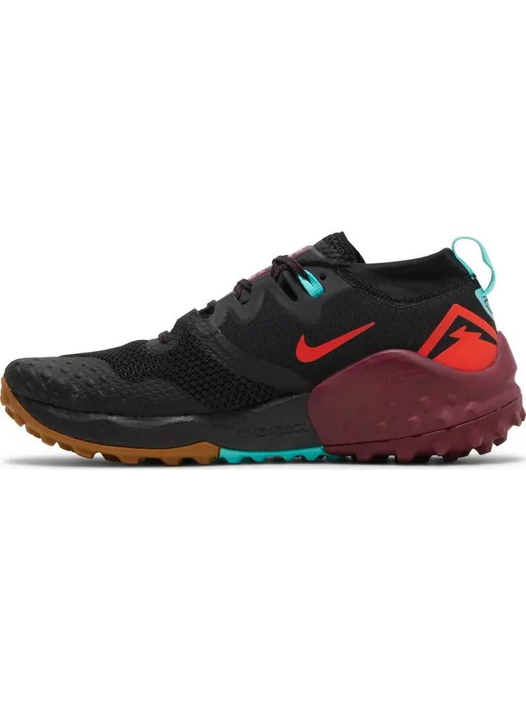 Кроссовки Nike Wildhorse 7 'Black Bright Crimson' — изображение 3 из 8, черный