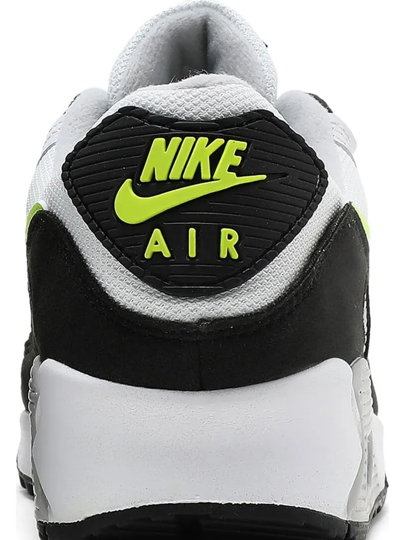 Кроссовки Nike Air Max 90 'White Hot Lime' — изображение 7 из 8, белый